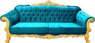 Casa Padrino Luxus Barock Sofa - Verschiedene Farben - Prunkvolles handgefertigtes Wohnzimmer Sofa - Barock Wohnzimmer Möbel