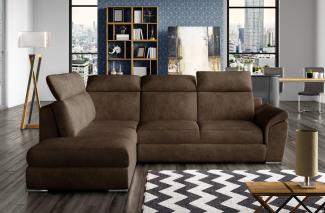 Wohnideebilder Loreto Braun Ecksofas & Eckcouches Lor_83