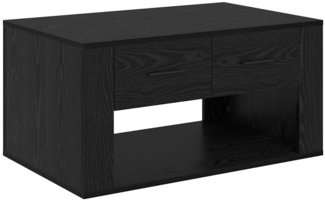 vidaXL Couchtisch Schwarz Eichen-Optik 80 x 50 x 40 cm Holzwerkstoff 881131
