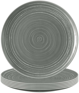 Seltmann Weiden Terra Frühstücksteller ø 22,5 cm perlgrau 6er Set
