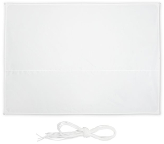 Weißes Sonnensegel rechteckig