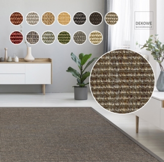 Dekowe Sisalteppich Mara S2 mit Bordüre, rechteckig, Höhe: 5 mm, Flachgewebe, Material: 100% Sisal, Wohnzimmer, Kundenliebling
