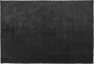 Teppich schwarz 140 x 200 cm Shaggy EVREN