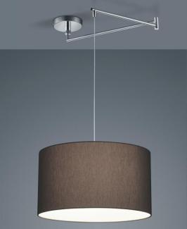 Helestra Einzelpendelleuchte CERTO 45cm Chintz Anthrazit 16/1847. 04/9289