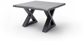freiraum Couchtisch CARTAGENA, in Akazie grau, massiv lackiert - 75 x 45 x 75 cm (BxHxT)