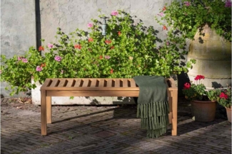 Gartenbank Comfort ohne Rückenlehne, 120 cm