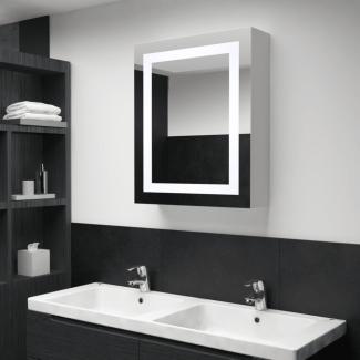 vidaXL LED-Bad-Spiegelschrank 50 x 13 x 70 cm, Mit Beleuchtung [285116]