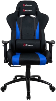 Arozzi Inizio Gaming Stuhl, Stoff, Blau, 53 x 47 x 133 cm