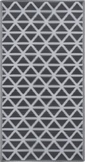 vidaXL Outdoor-Teppich ARAKIL Schwarz 160x230 cm PP 310418