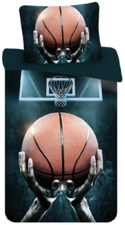 Basketball Baumwolle Bettwäsche – Bettbezug 140x200 cm & Kissenbezug 70x90 cm