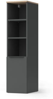 Universalschrank Wido Anthrazit/Sonoma 30.2 x 120 cm mit einer Tür Vicco