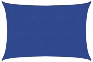 vidaXL Sonnensegel 160 g/m² Blau 2,5x3,5 m HDPE 311508