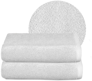 Beautex Handtuch Set Handtuch Set, Made in Europe, Frottier (Multischlaufen-Optik, Frottier Premium Set aus 100% Baumwolle 550g/m)