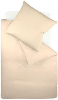 Fleuresse Interlock-Jersey-Bettwäsche colours beige 2043 Größe: 155 x 220 cm