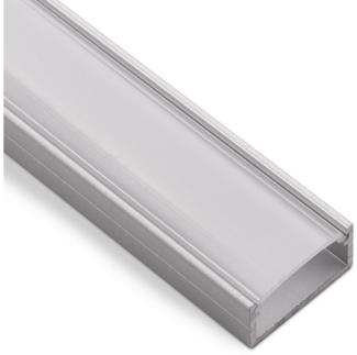 SO-TECH® LED-Stripe-Profil LED Aufbau-Profil PH1 für breite LED-Stripes bis 16 mm, geeignet für z.B. Philips Hue LightStrip