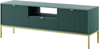 AX LIVING Lowboard TV Eternas RTV154 154 cm modernes Design, Grün