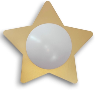 Deckenschale Stern, Gold
