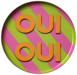 Giftcompany Servierschale Dekotablett Love Trays Oui Oui (12,7cm)