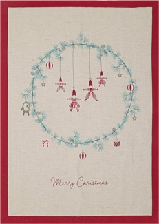 Greengate Geschirrtuch Juana Geschirrtuch bedruckt sand 70x50 cm