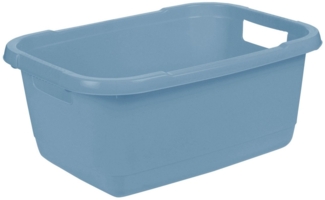 keeeper Wäschewanne, Stabiler Kunststoff, 32 l, Aenna, Nordic Blue