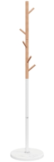 vidaXL Garderobenständer Weiß 172 cm Pulverbeschichtetes Eisen 377088