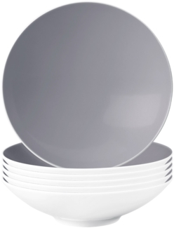 Seltmann Weiden Life Fashion Suppenteller ø 20 cm 6er Set - Elegant Grey