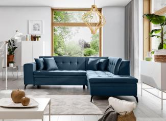 Wohnideebilder Lanvin Dunkelblau Ecksofas & Eckcouches CO-LAN-RT-40SA