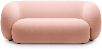 Micadoni Sofa Kate 2-Sitzer Samt Rosa