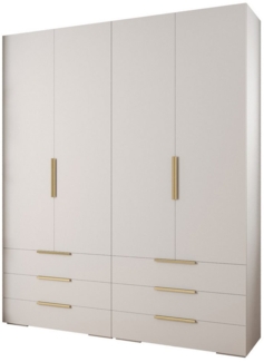 ABIKS MÖBEL Kompaktgarderobe INOVA 1 SATZ 16 Möbelset, Garderobe mit Kleiderstange und Regalen