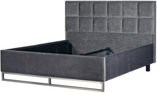 Bed Box Polsterbettrahmen Düsseldorf mit hohem Kopfteil 200x210 cm