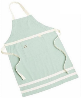 Jamie Oliver Küchenschürze, Baumwolle grün, 109x50 cm