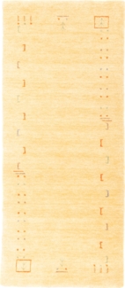 Morgenland Gabbeh Teppich - Indus - Fenth - läufer - 200 x 80 - Gold