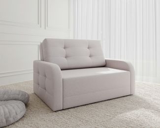 MOEBLO Kindersofa PORTO 120, Schlafsessel Sofa Sessel Jugendsofa Schlafsofa 2-Sitzer Gästebett, mit Schlaffunktion und Bettkasten