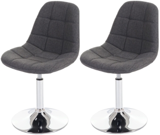 MCW Esszimmerstuhl MCW-A60-2 (Set, 2 St), 2er-Set, Rutschsicher durch Kunststoff-Fußbodenschoner, drehbar 360°