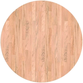 vidaXL Tischplatte Braun Ø 70 x 4 cm Massives Eichenholz 42016017