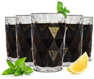 6 Trinkgläser 350ml Wassergläser Saftgläser Cocktailgläser Longdrinkgläser Gabi