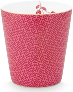 Pip Studio Becher Royal Tiles Dark Pink (Mittel) 51.002.383