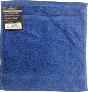 Prestige Seiftuch Waschtuch 30x30cm french blue 600 g/m² Supima Baumwolle