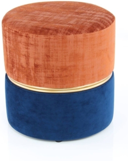 Hocker Cleopatra 625 Terra / Braun / Dunkelblau