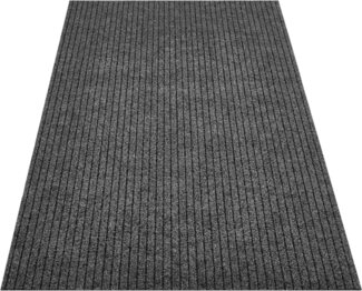 Andiamo Läufer Marlo, Made in Belgium, rechteckig, Höhe: 7 mm, Schmutzfangläufer, gestreift, robust, In- und Outdoor geeignet