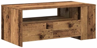 vidaXL Couchtisch with Drawer Altholz 102 x 55 x 43,5 cm Holzwerkstoff 862731