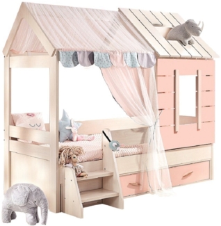 Möbel-Zeit Kinderbett Kinderbett Hausbett Baumhaus My House, 90x200 cm