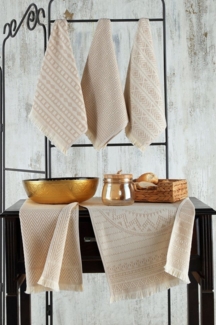 L'Essentiel Maison Handtuch Set Maya, Baumwolle (Set, 5-St), 5-teilige Handtuch-Set 38x65 Maschinenwaschbar, antibakteriell