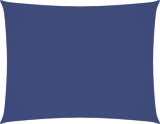 vidaXL Sonnensegel Oxford-Gewebe Rechteckig 3,5x4,5 m Blau 135544