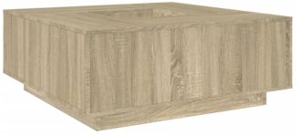 Couchtisch, Sofatisch Sonoma-Eiche 100x100x40 cm Holzwerkstoff
