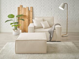 andas Loveseat Finnley (2-St), Loveseat und Hocker im Set, passend zur Polster-Serie Finnley