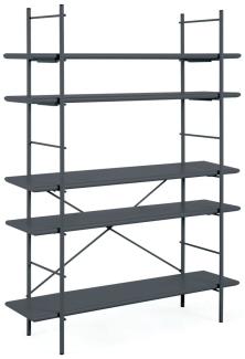 Metall - Regal Etagere 120x160 schwarz NE