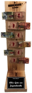 Eiserne Reserve® Geschenkbox Alles Gute zur Jugendweihe - Eiserne Reserve - Mausefalle Premium Geld