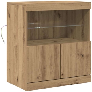 vidaXL Sideboard Braun 60 x 37 x 67 cm Holzwerkstoff 863028