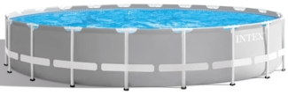 INTEX 'Prism' Frame Pool, 1x Pool, 1x Filterpumpe, 1x Sicherheitsleiter, 1x Poolplane, 1x Bodenplane, 610x132 cm